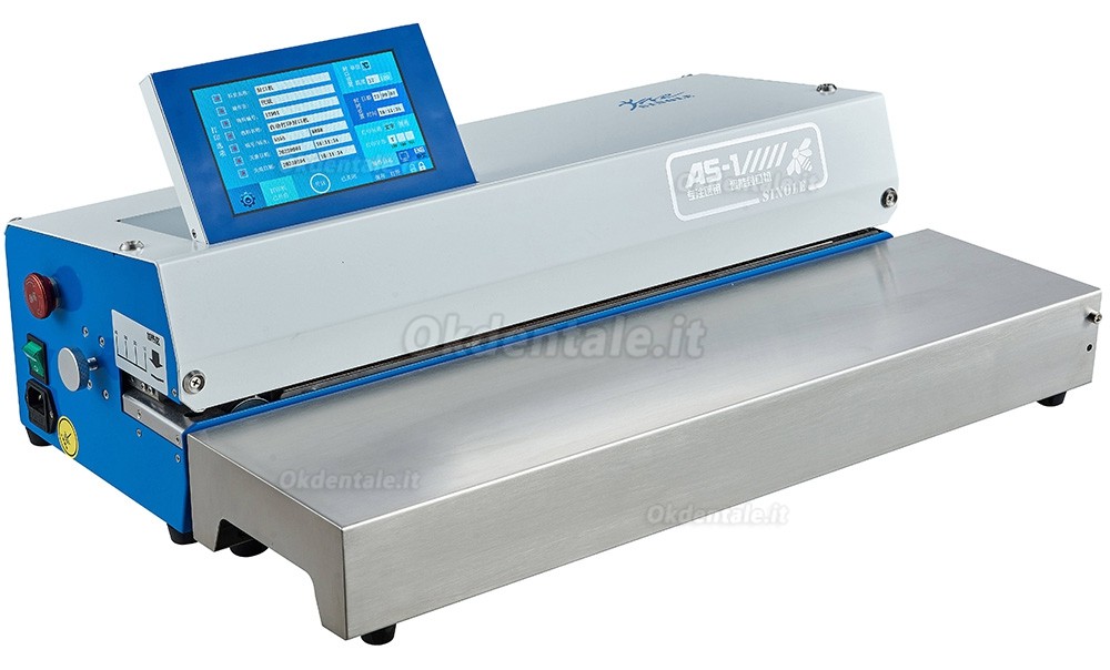 Termosigillatrice sterilizzazione automatica odontoiatrica Sinole AS-1 con taglio